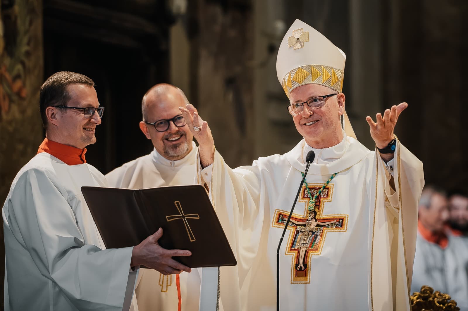 FOTOGALERIE: Slavnost sv. Františka z Assisi u brněnských minoritů s apoštolským nunciem Nugentem